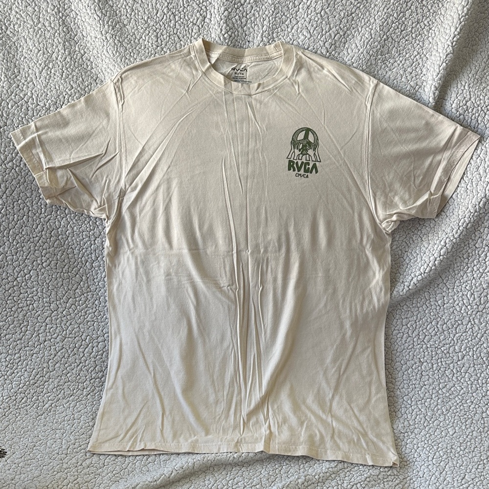 RVCA Men's Off-White Graphic Tee